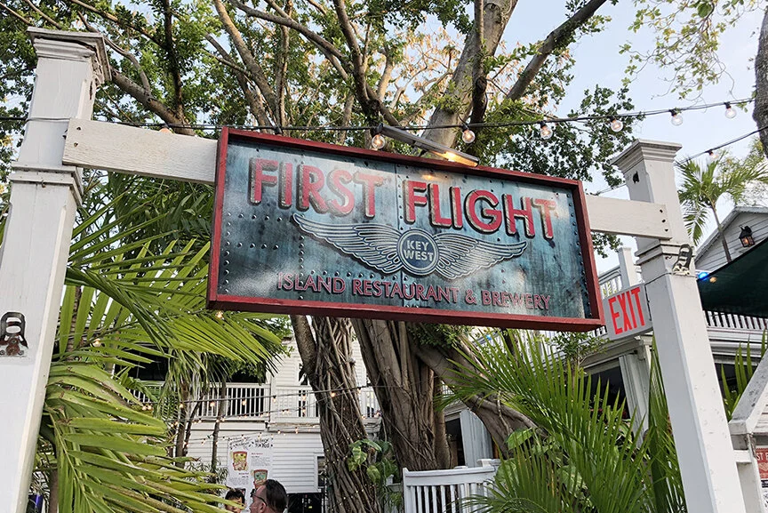 First Flight Restaurant — Key West Bar Card